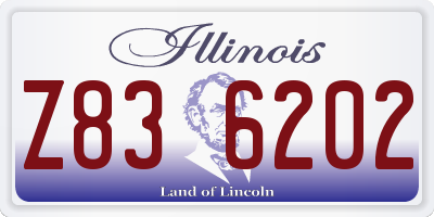 IL license plate Z836202