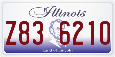 IL license plate Z836210