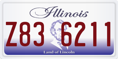 IL license plate Z836211