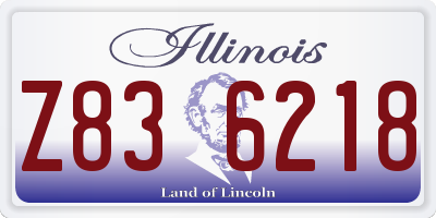 IL license plate Z836218