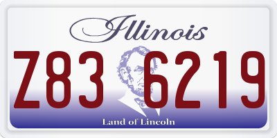 IL license plate Z836219