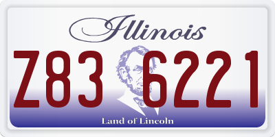 IL license plate Z836221
