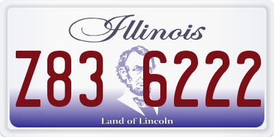 IL license plate Z836222