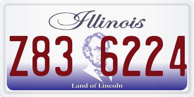 IL license plate Z836224