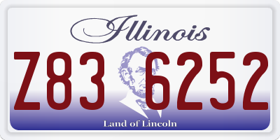 IL license plate Z836252