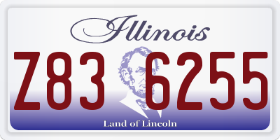 IL license plate Z836255