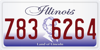IL license plate Z836264
