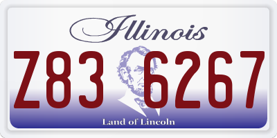 IL license plate Z836267