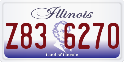 IL license plate Z836270
