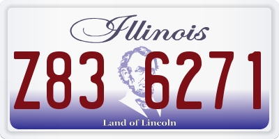 IL license plate Z836271