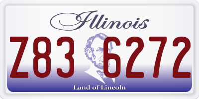 IL license plate Z836272