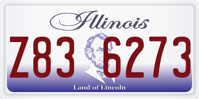 IL license plate Z836273