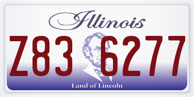 IL license plate Z836277