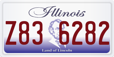 IL license plate Z836282