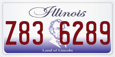 IL license plate Z836289