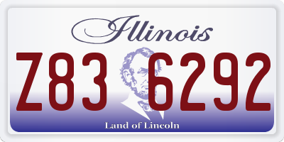 IL license plate Z836292