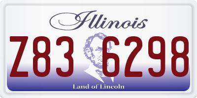 IL license plate Z836298