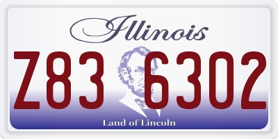 IL license plate Z836302