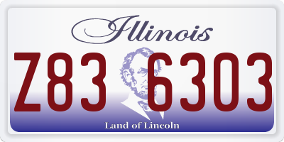 IL license plate Z836303