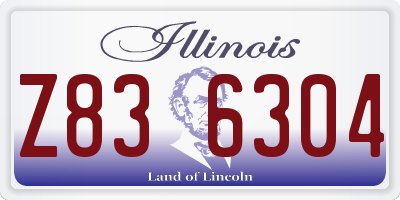 IL license plate Z836304