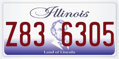 IL license plate Z836305