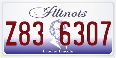 IL license plate Z836307