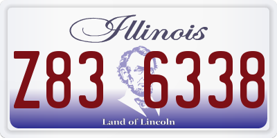 IL license plate Z836338