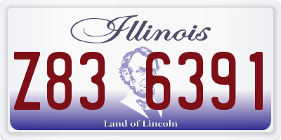 IL license plate Z836391