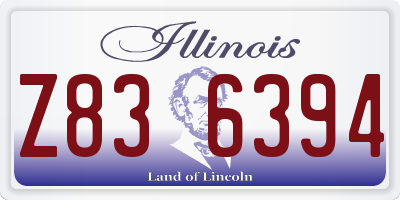 IL license plate Z836394