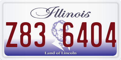 IL license plate Z836404