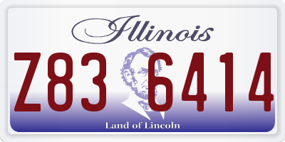 IL license plate Z836414