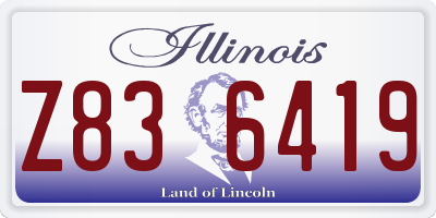 IL license plate Z836419