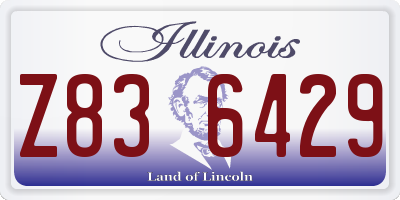 IL license plate Z836429