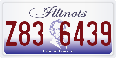 IL license plate Z836439