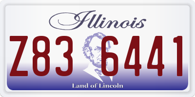 IL license plate Z836441