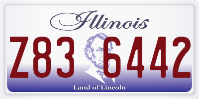 IL license plate Z836442
