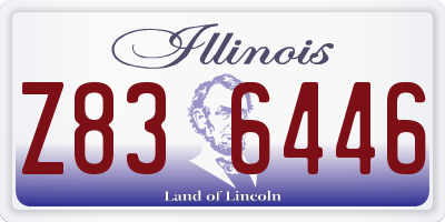 IL license plate Z836446