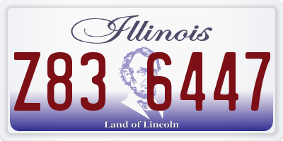 IL license plate Z836447