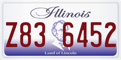 IL license plate Z836452
