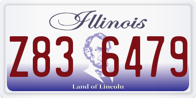 IL license plate Z836479