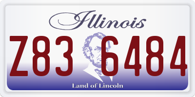 IL license plate Z836484