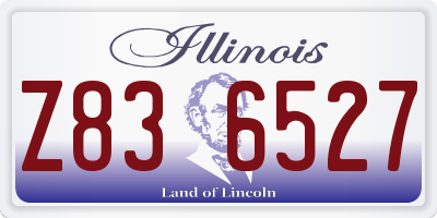 IL license plate Z836527