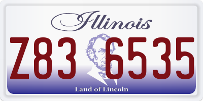 IL license plate Z836535