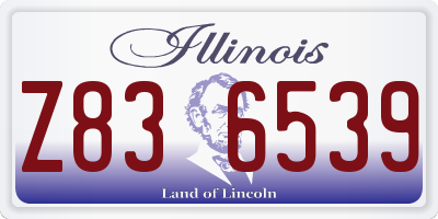 IL license plate Z836539