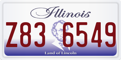 IL license plate Z836549
