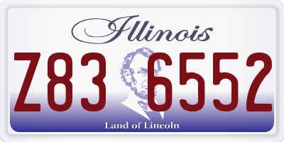 IL license plate Z836552
