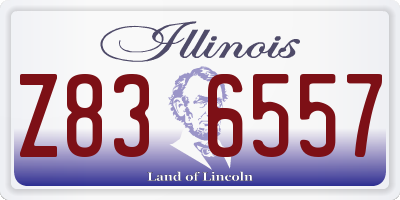 IL license plate Z836557