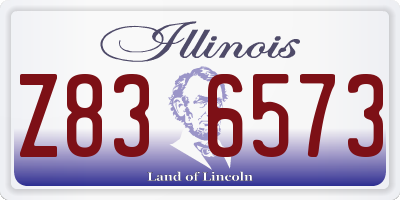 IL license plate Z836573