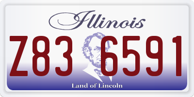 IL license plate Z836591