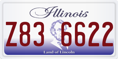 IL license plate Z836622
